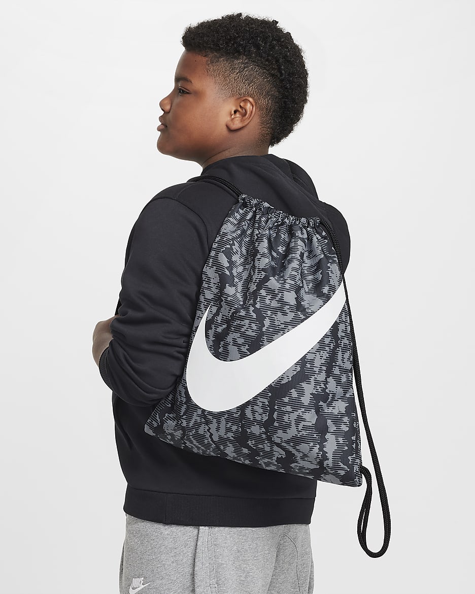 Black nike drawstring bag hotsell